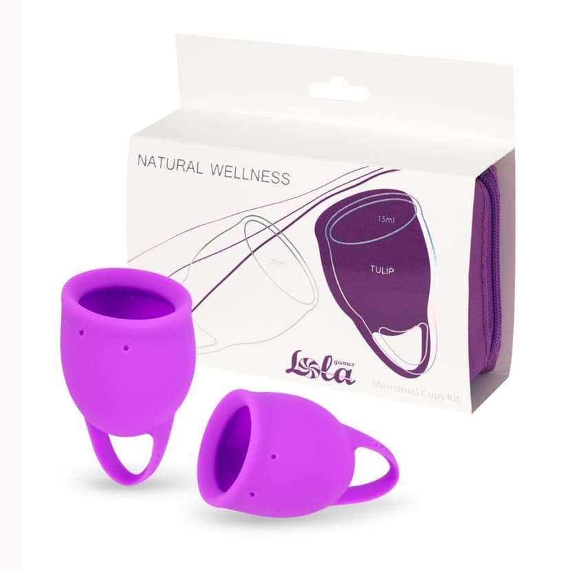 Lola Games Sada menstruačních kalíšků Natural Wellness  2 ks