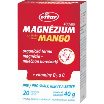Vitar Magnezium 400 mg - mango