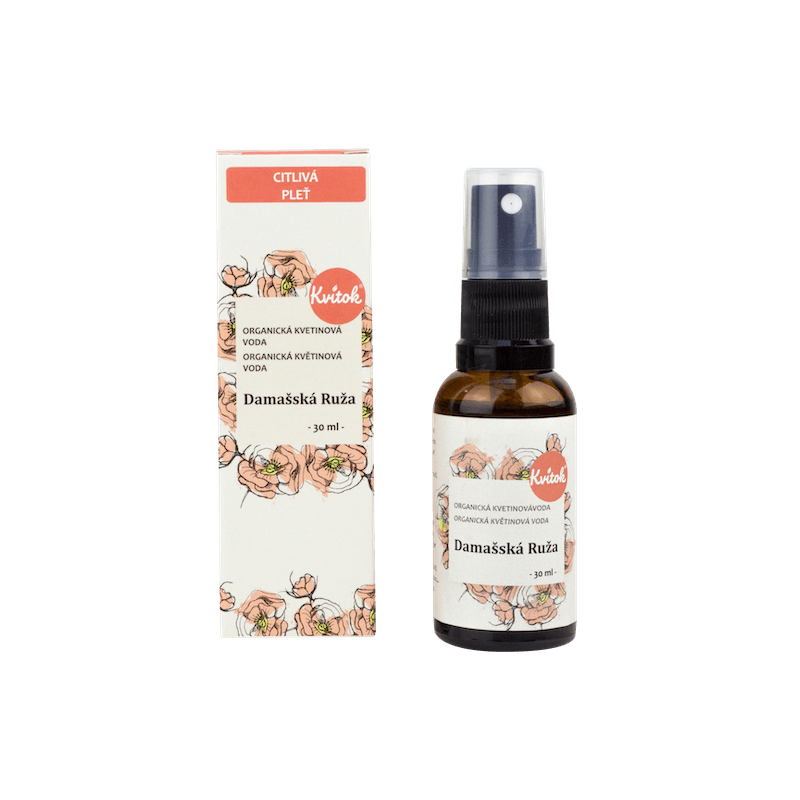 Kvítok Pleťová voda Damašská růže, 30ml