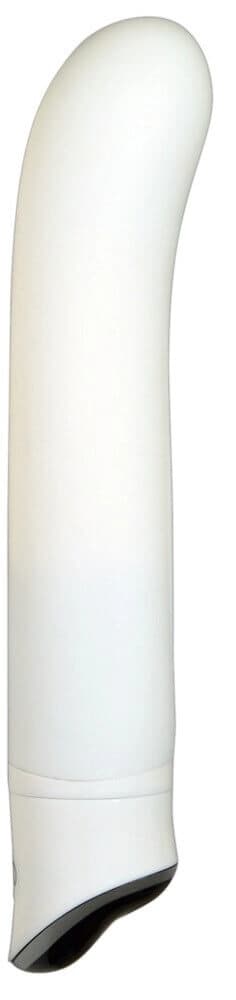 smile easy zahnuty vibrator bily