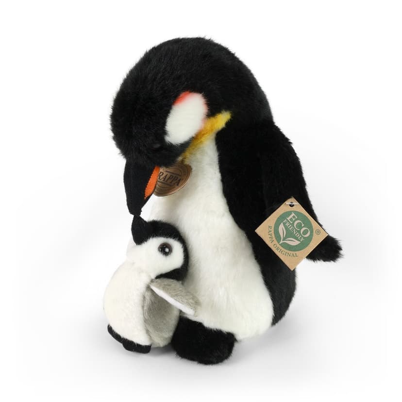 Rappa Plyšový tučňák s mládětem 22 cm ECO-FRIENDLY