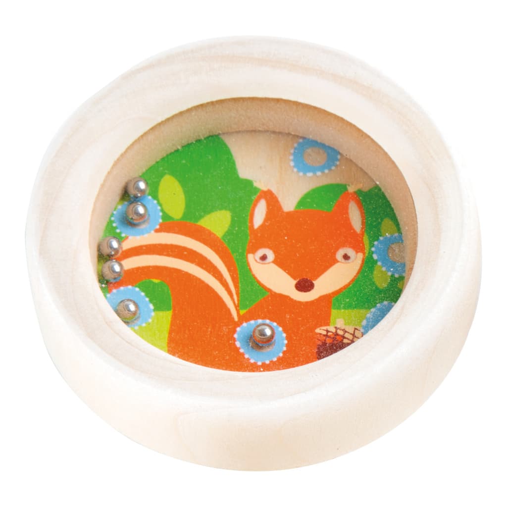 small foot Mini kuličkový labyrint se zvířátky 1ks  Veverka