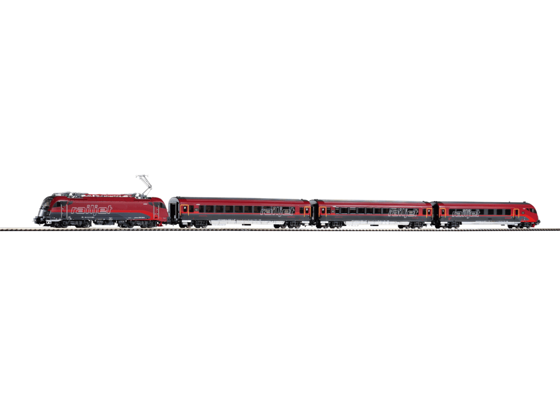 Piko Set lokomotiva Railjet RH 1216 s 3 vagónky ÖBB V, digitální  - 58132