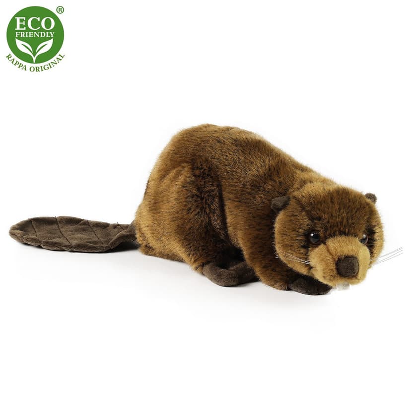 Rappa Plyšový bobr 28 cm ECO-FRIENDLY
