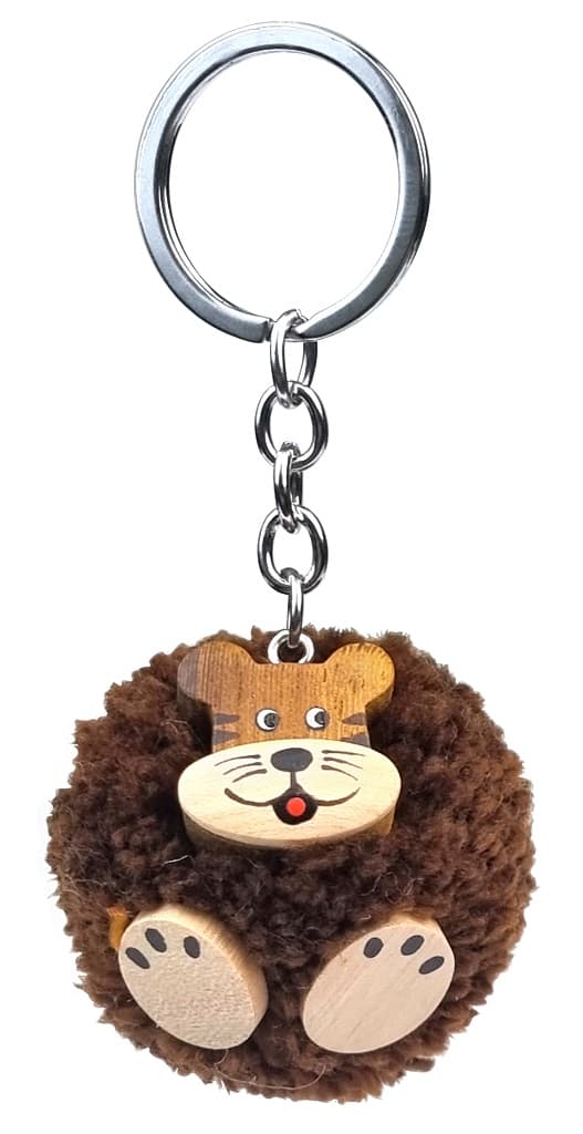2Kids Toys Dřevěná klíčenka pompon Tygr
