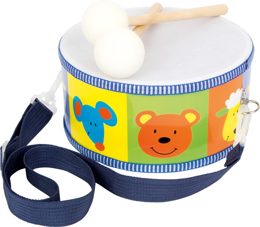small foot Dětské dřevěné hudební nástroje buben zvířata