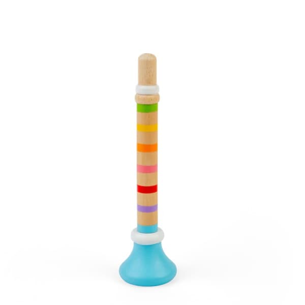 Bigjigs Toys Trumpetka 1 ks modrá