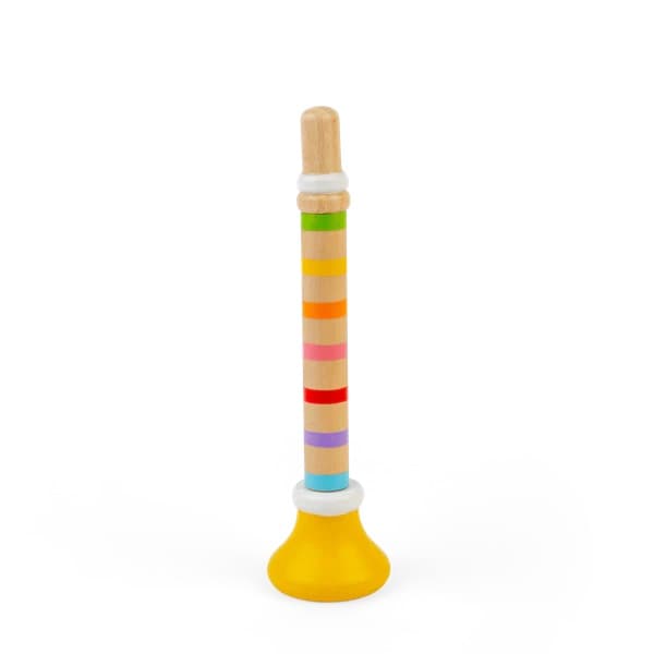 Bigjigs Toys Trumpetka 1 ks žlutá