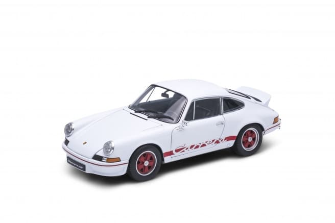 Welly Porsche 911 Carrera RS (1973) 1:34 bílé s modrým pruhem