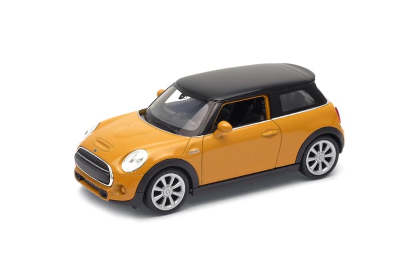 Welly - New Mini Hatch model 1:34 krémový