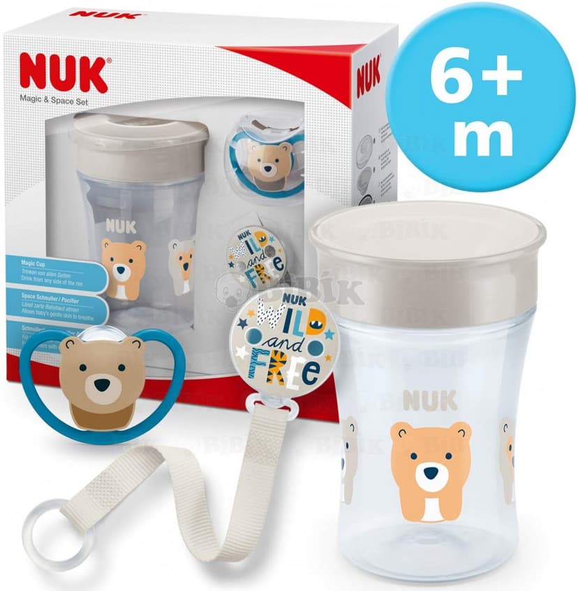 NUK Magic Cup Space Set medvídek
