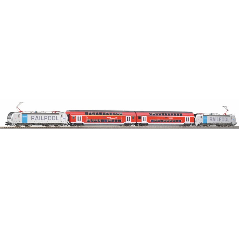 Piko Elektrická souprava se 2 lokomotivami BR 193 Vectron DB Regio VI - 58115