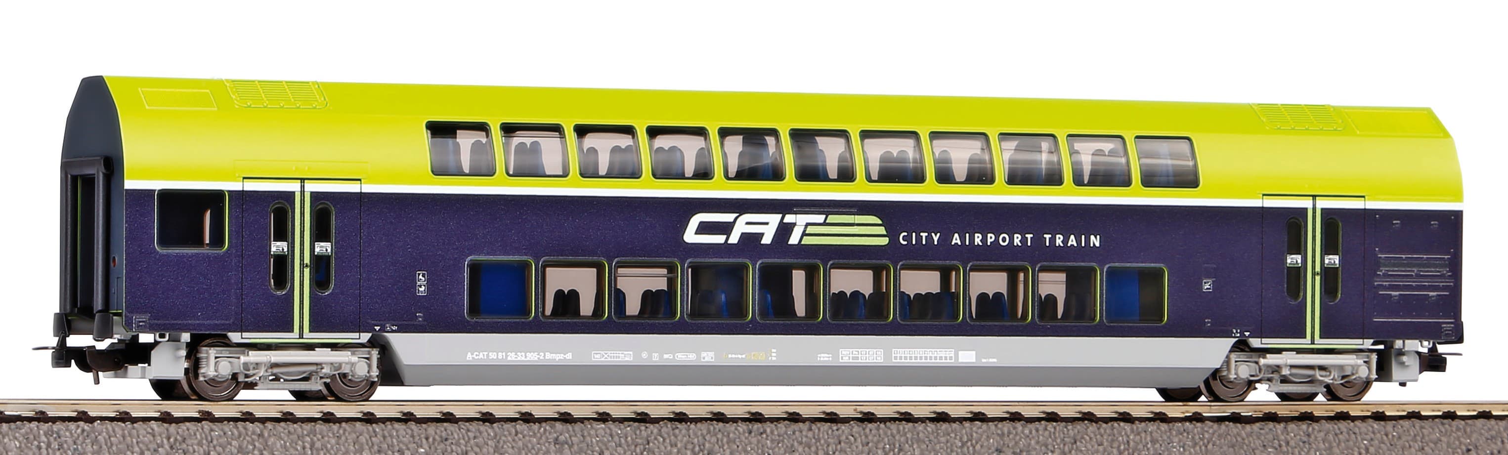 Piko Osobní dvoupodlažní vagón 2. tř. CAT ÖBB VI - 58811