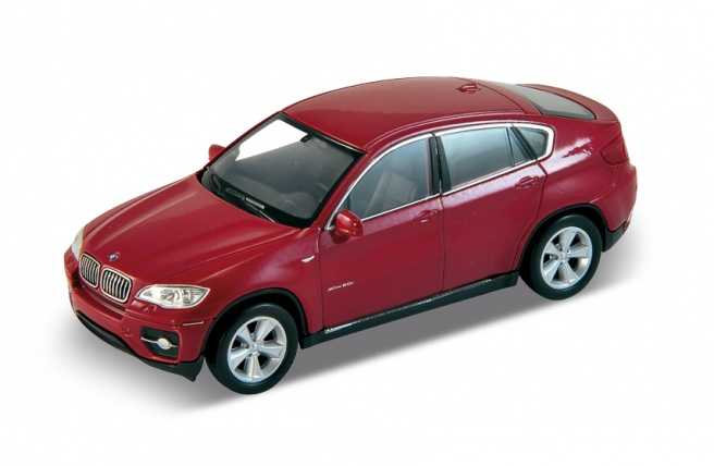 Welly - BMW X6 model 1:34 červené