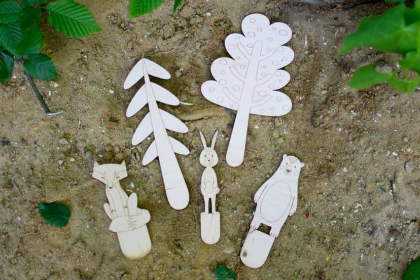 BeWooden Pískoví kamarádi - Lišárna