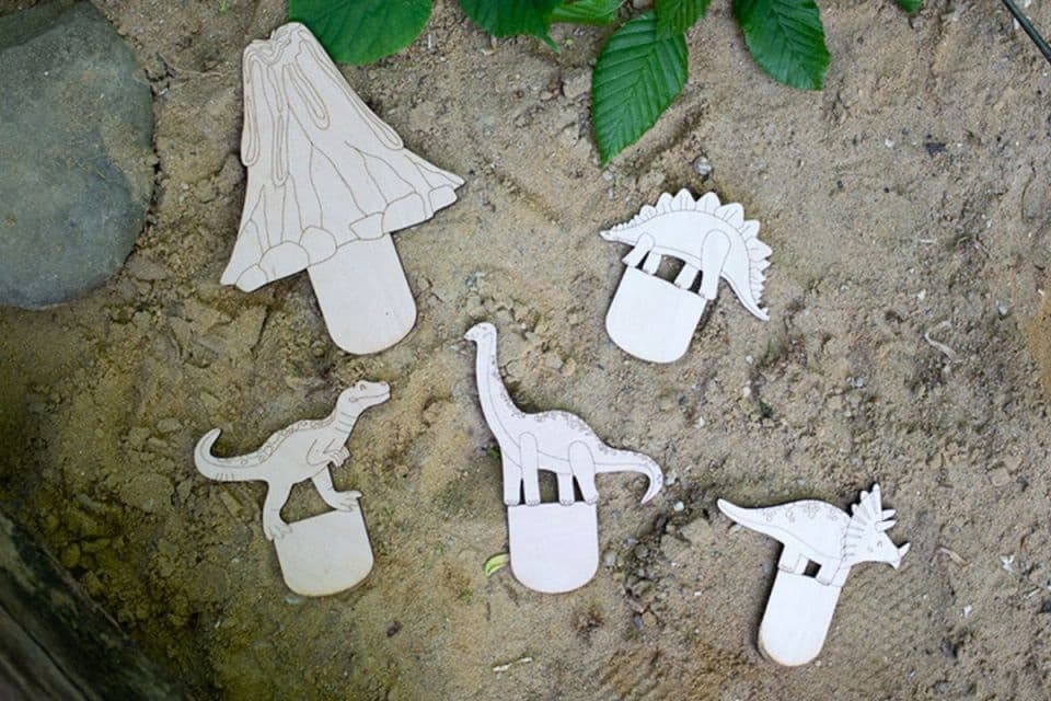 BeWooden Pískoví kamarádi - Dino