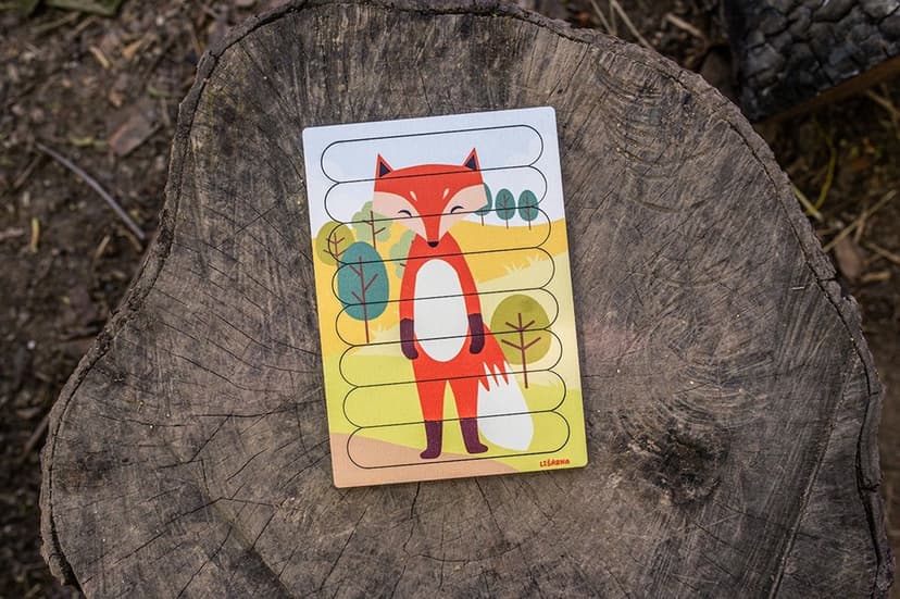 BeWooden Vkládačka liška Eliška