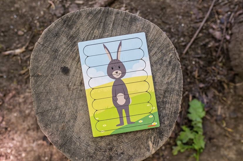 BeWooden Vkládačka zajíček Karlíček