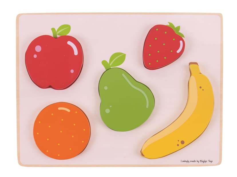 Bigjigs Toys Vkládací puzzle ovoce