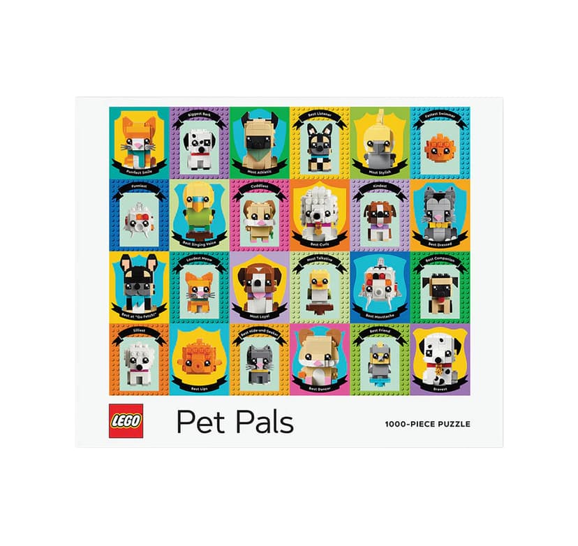 Chronicle Books Puzzle LEGO® Zvířecí kamarádi 1000 dílků