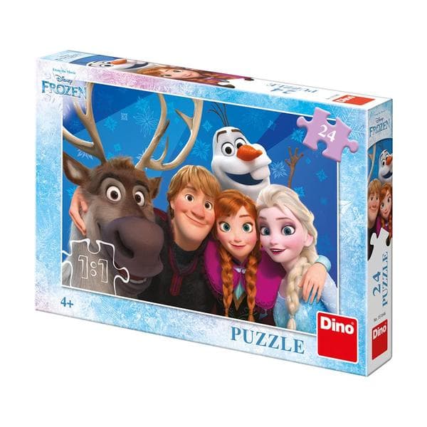 Dino Puzzle Frozen selfie 24 dílků