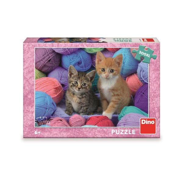 Dino Puzzle Koťátka ve vlně 300 XL dílků