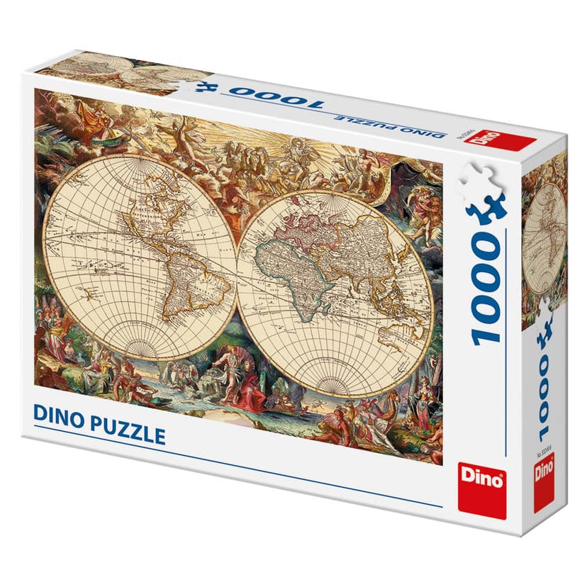 Dino Puzzle Historická mapa 1000 dílků