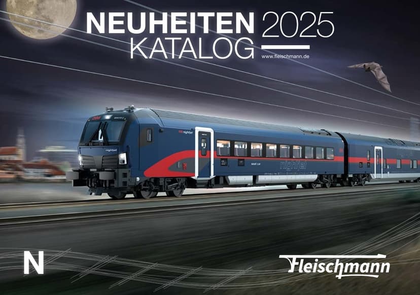 Fleischmann Katalog novinek 2025 v německém jazyce