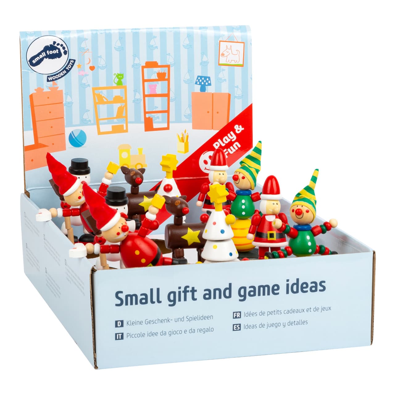 small foot Displej vánoční tančící figurka 12 ks