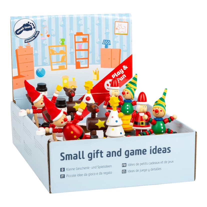 small foot Displej vánoční tančící figurka 12 ks