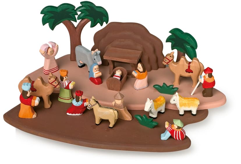 small foot Dětský dřevěný betlém s figurkami