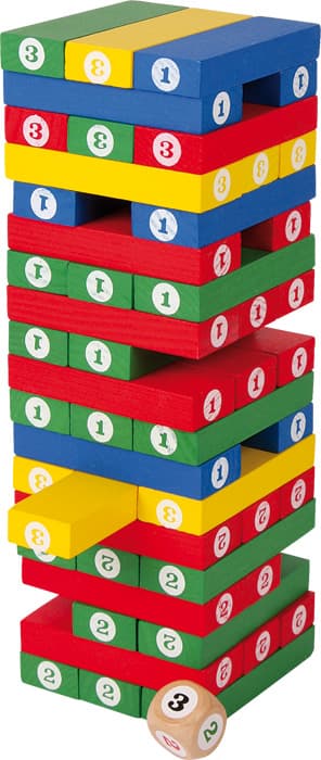small foot Dřevěná barevná hra Jenga