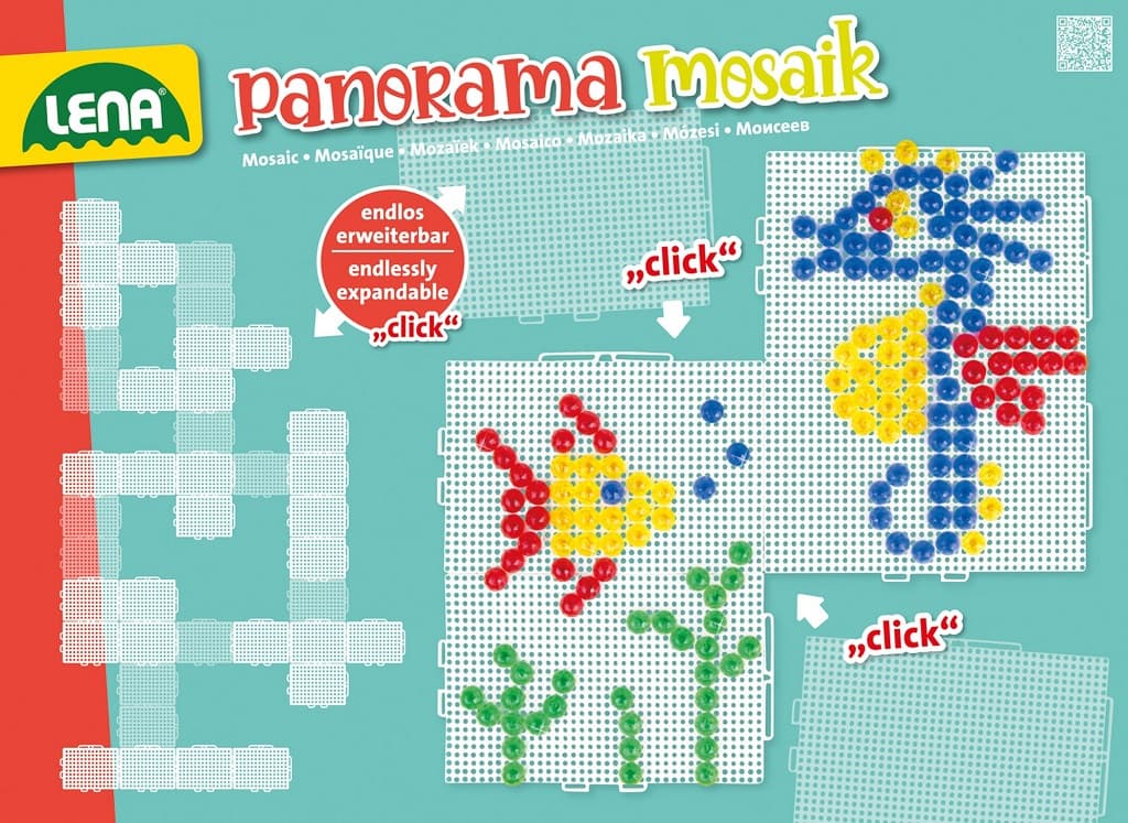 Lena Mozaika panorama XL transparentní