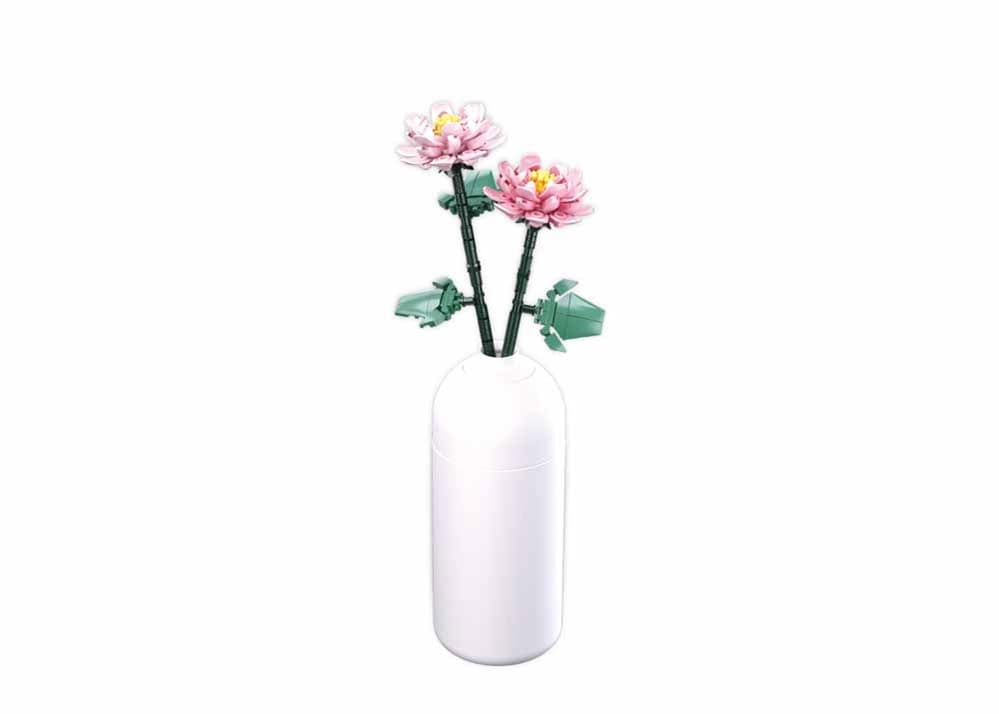 Sluban Flowers M38-B1101-05 Pivoňka ve váze