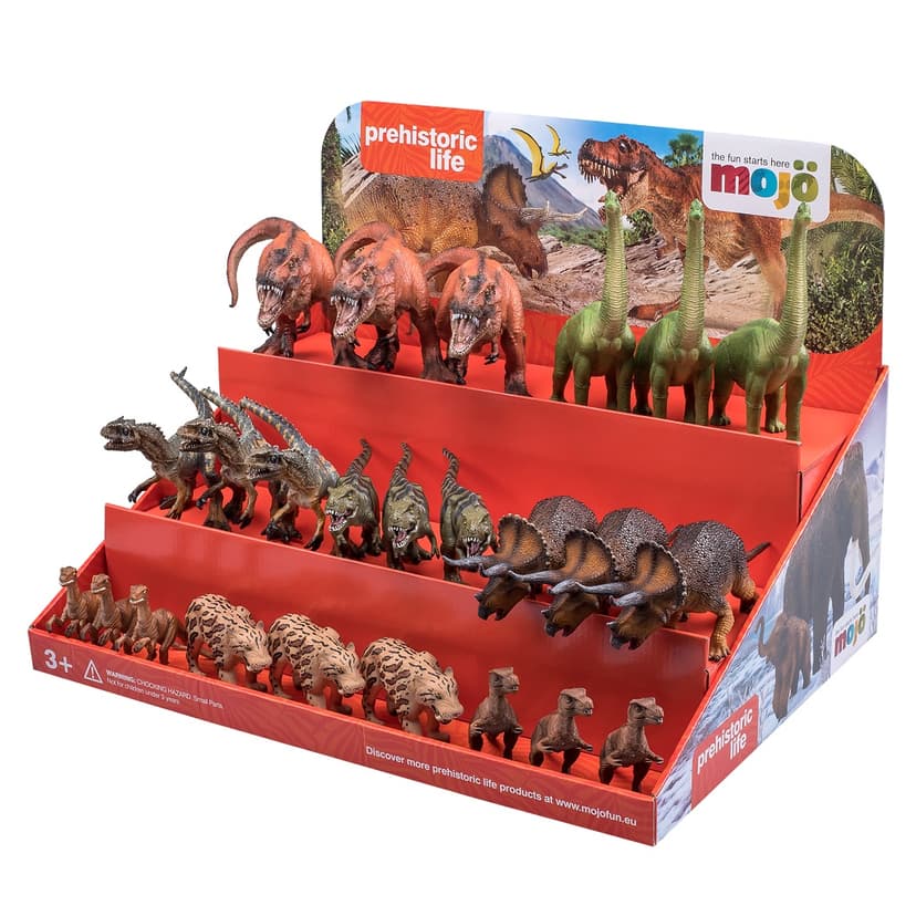 Mojo Kartonový displej Prehistorická zvířata