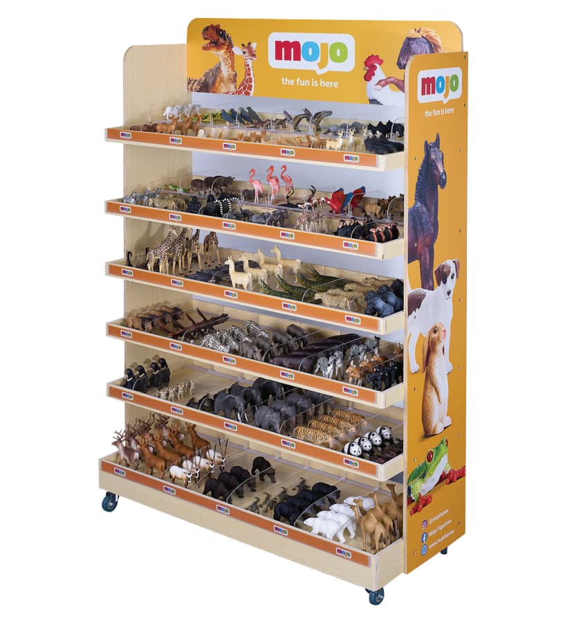 Mojo Dřevěný reklamní displej 100 cm