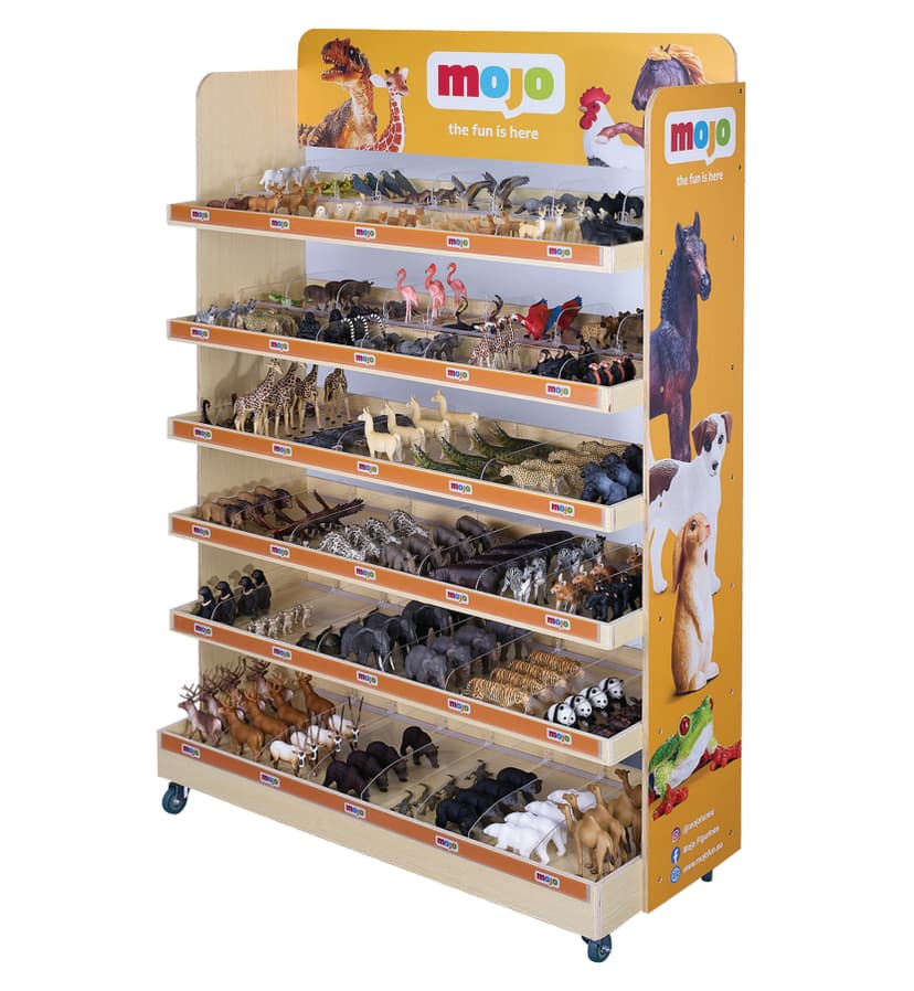 Mojo Dřevěný reklamní displej 100 cm