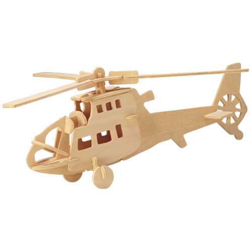 Woodcraft Dřevěné 3D puzzle Vrtulník