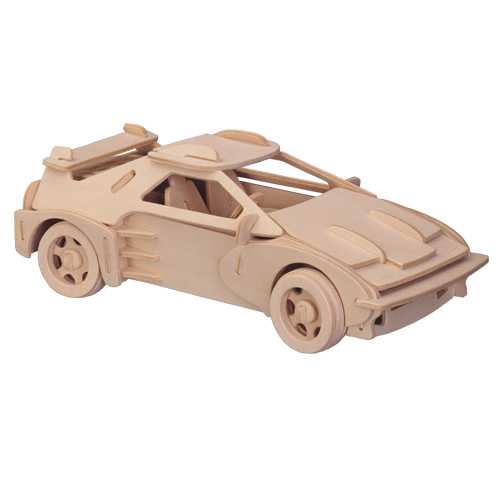 Woodcraft Dřevěné 3D puzzle Ferrari velké