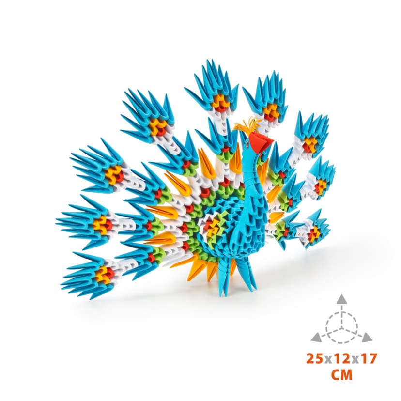PEXI Origami 3D - Páv