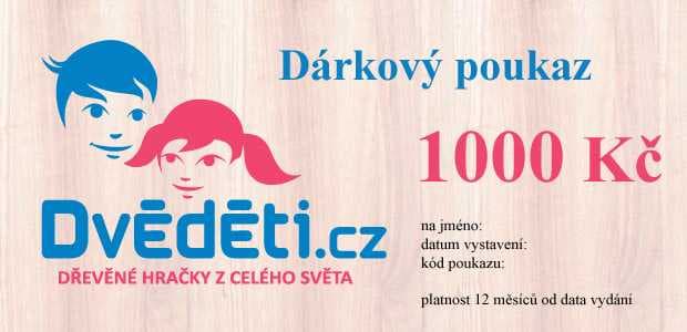 2Kids Toys Dárkový poukaz v hodnotě 1000 Kč