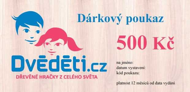 2Kids Toys Dárkový poukaz v hodnotě 500 Kč