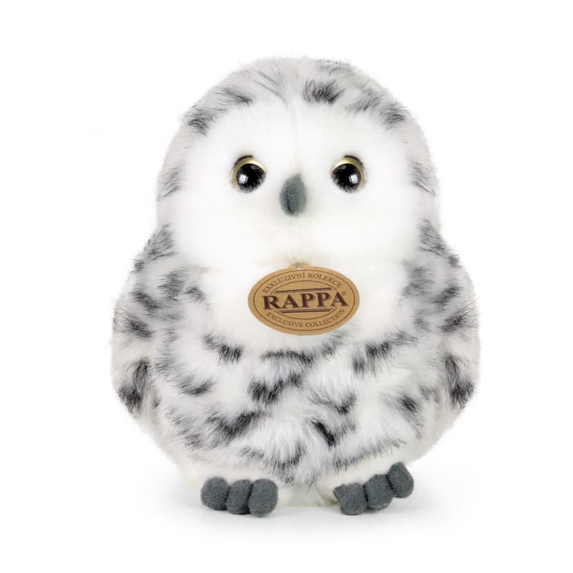 Rappa Plyšová sova žíhaná 17 cm ECO-FRIENDLY