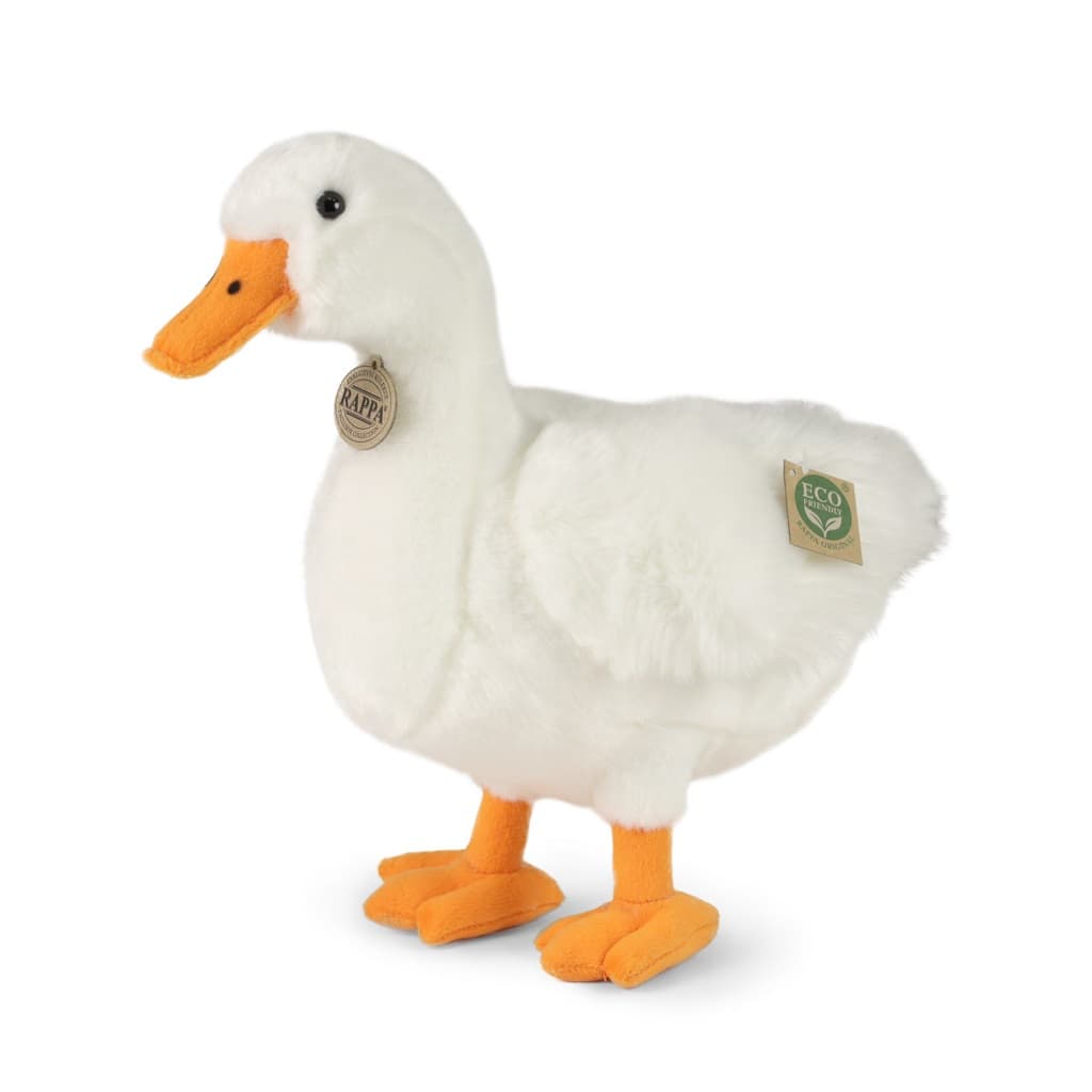 Rappa Plyšová kachna bílá 33 cm ECO-FRIENDLY
