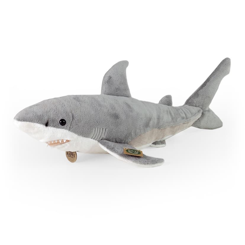 Rappa Plyšový žralok bílý 51 cm ECO-FRIENDLY