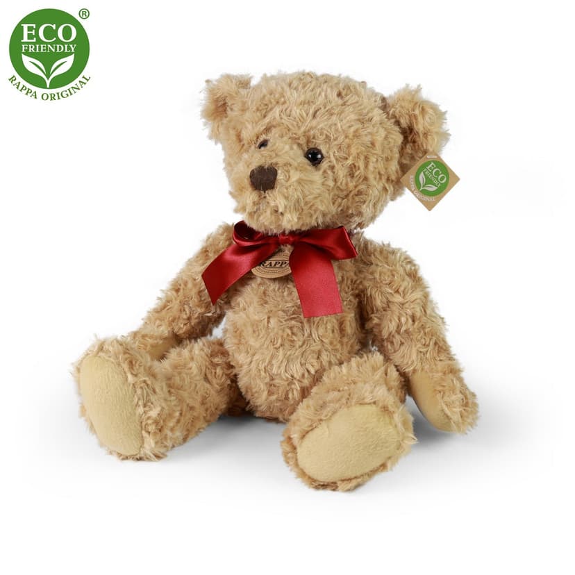 Rappa Plyšový medvěd retro sedící 28 cm ECO-FRIENDLY