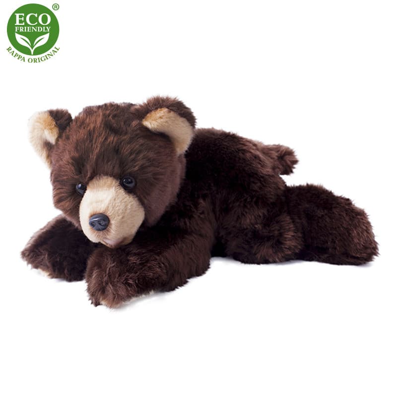 Rappa Plyšový medvěd ležící 20 cm ECO-FRIENDLY