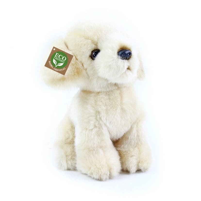 Rappa Plyšový pes labrador 18 cm ECO-FRIENDLY