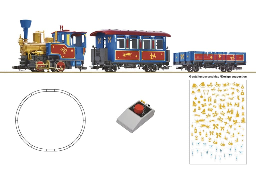 Roco Line Analogová startovací sada: Vánoční parní vlak - 5100003