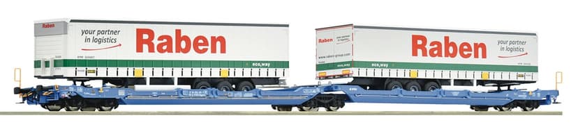 Roco Dvojitý kloubový kontejnerový vagón T3000e VTG - 6600117